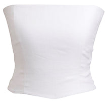 Load image into Gallery viewer, White Strapless Corset