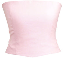 Load image into Gallery viewer, Pale Pink Strapless Corset